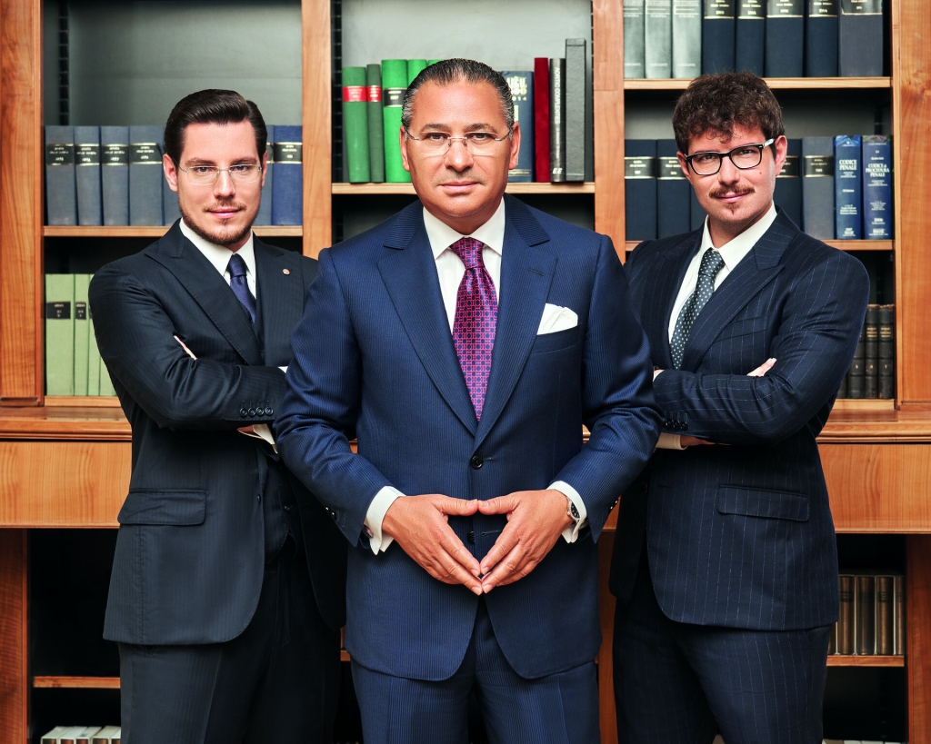 Marco Rotelli, Kamel Ghribi and Paolo Rotelli.