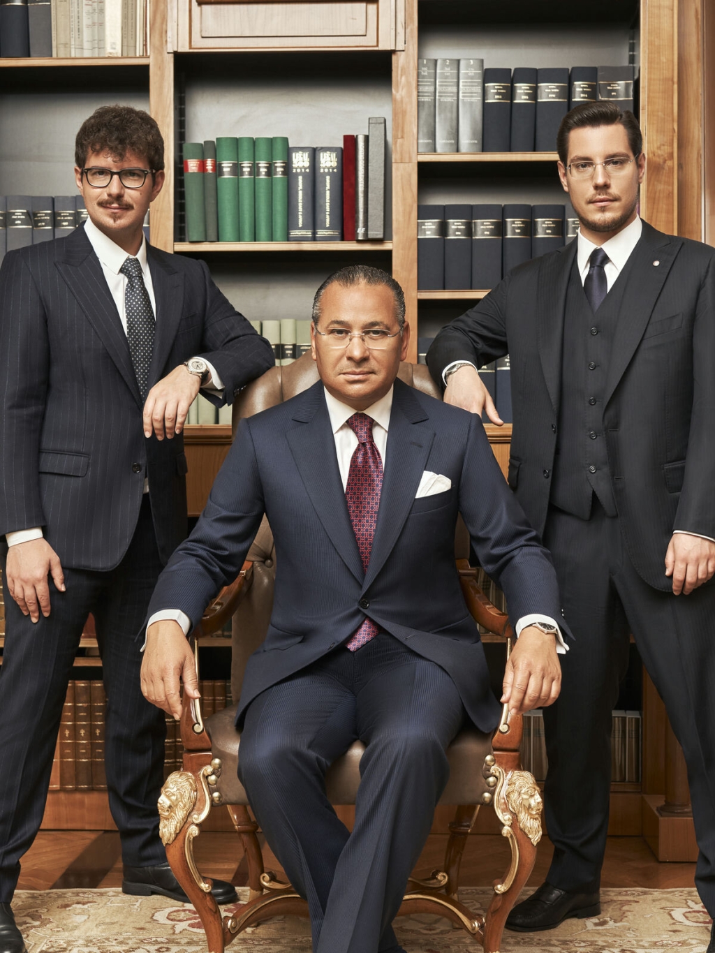 Paolo Rotelli, Kamel Ghribi and Marco Rotelli.